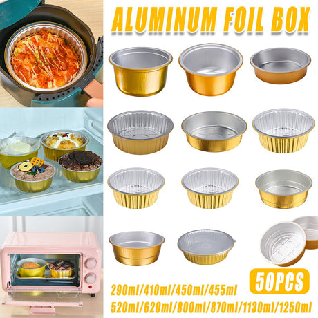 Enhance Your Cooking with Round Aluminum Foil Boxes with PP Lids