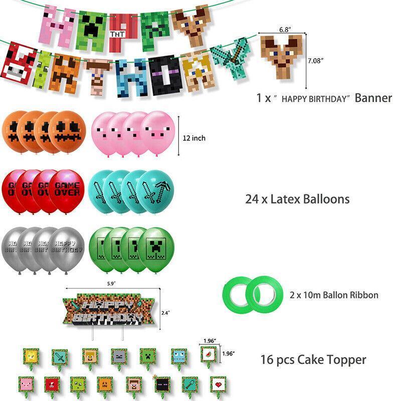 Birthday Decorations Party Supplies 1Set