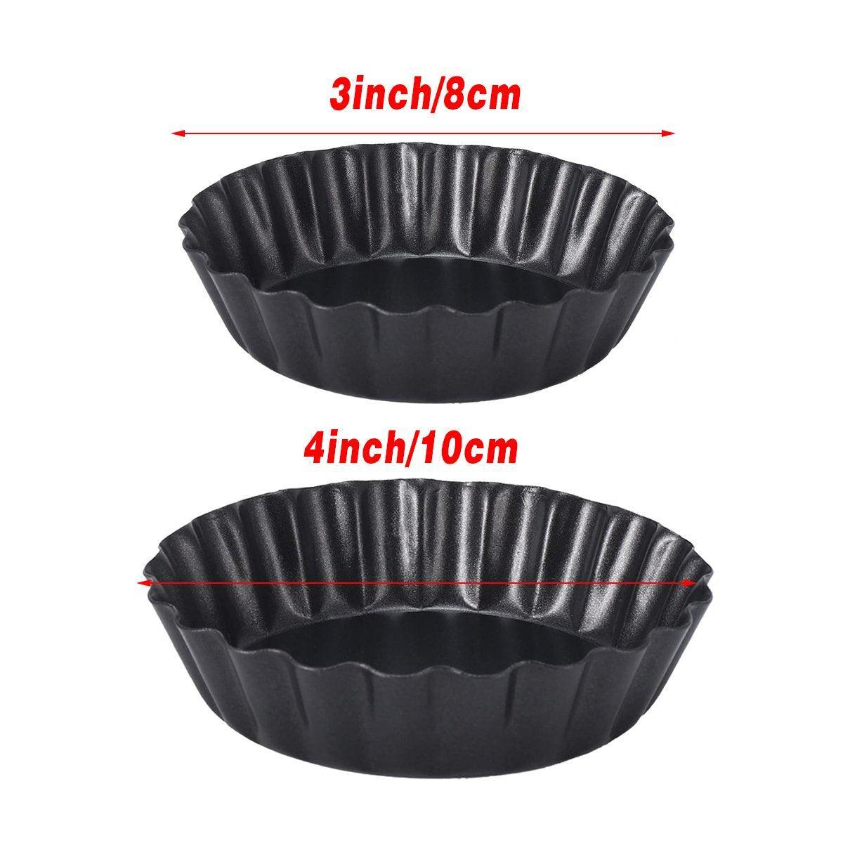 Mini Tart Mold Nonstick Molds 12PCS