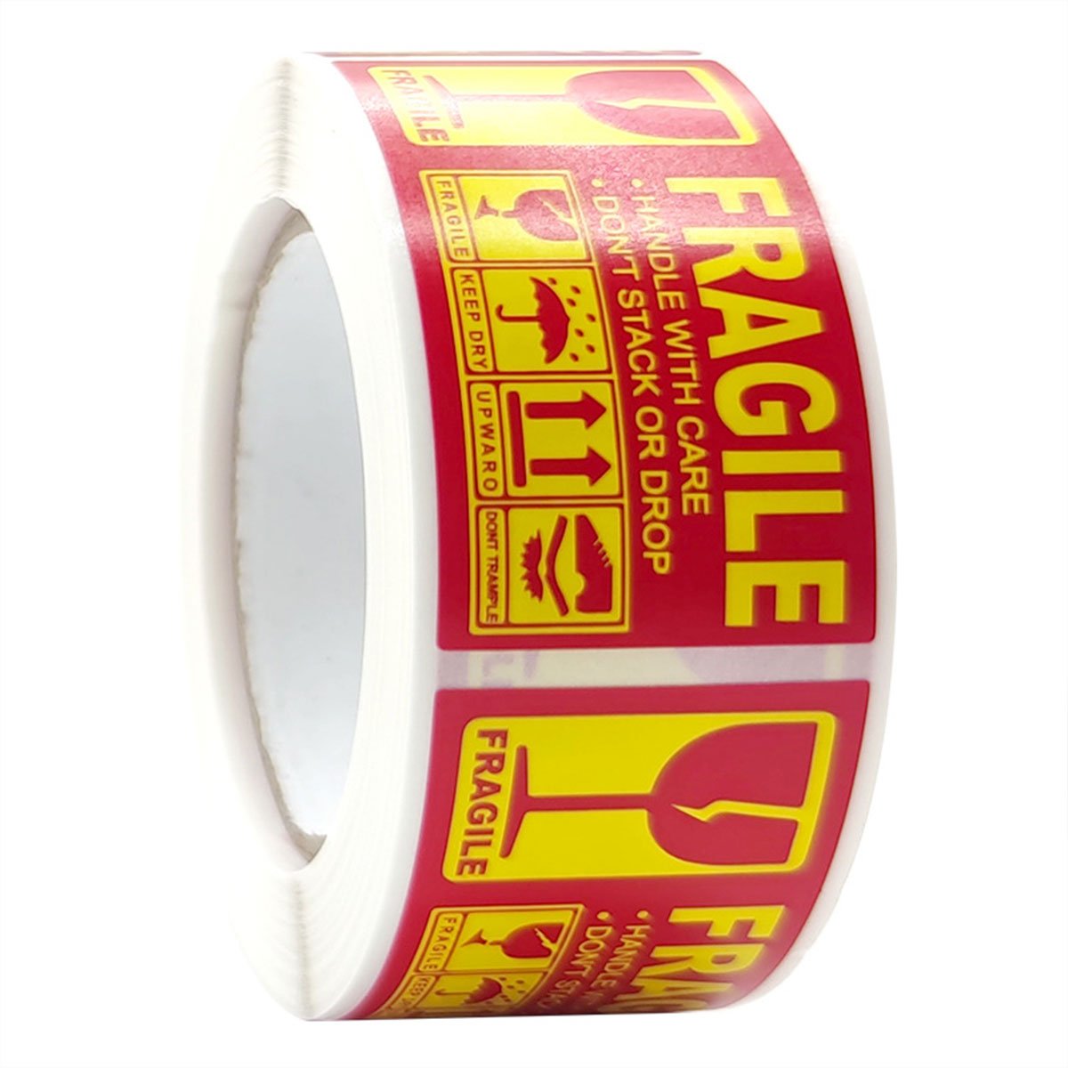 Fragile Warning Label Stickers 4Rolls