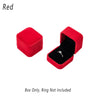 10X Flannel Ring Jewelry Box Earring Ring Jewelry Boxes Exquisite Gift Organizer