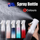 Water Spray Bottle Clear 5Colours 1 Pack