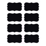 40pcs Jar Labels Black 1 Set