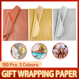 Holiday Gift Wrapping Paper 100PCS