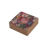 25PCS Kraft Paper Moon Cake Cookie Hand Packaging Box