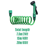 Telescopic Water Hose with Nozzle 1PC