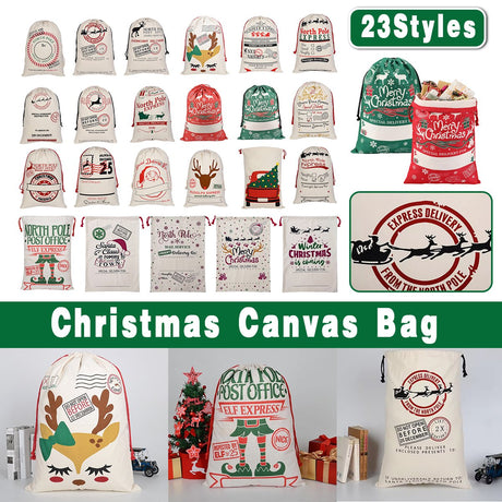 Large Christmas Santa Gift Sack Bag 23Styles 1PC