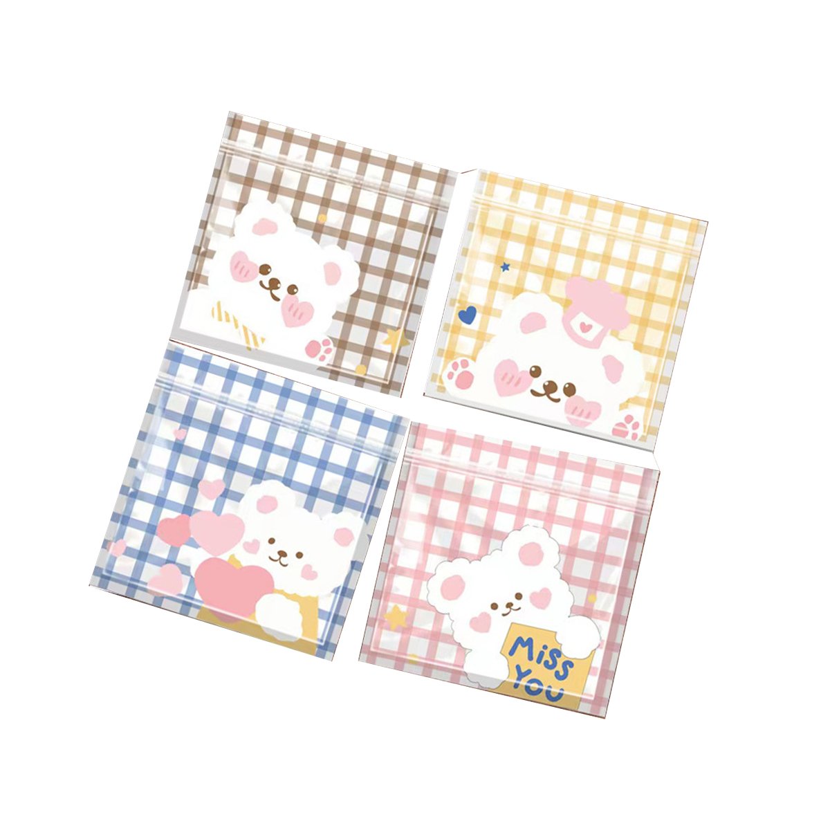 Add a touch of cuteness to your packaging with these adorable cartoon Ziplock bags.