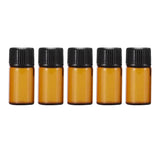 Amber Glass Bottle Essential Oils 5PCS