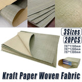 20PCS Book Furniture Packaging Kraft Paper Woven Fabric