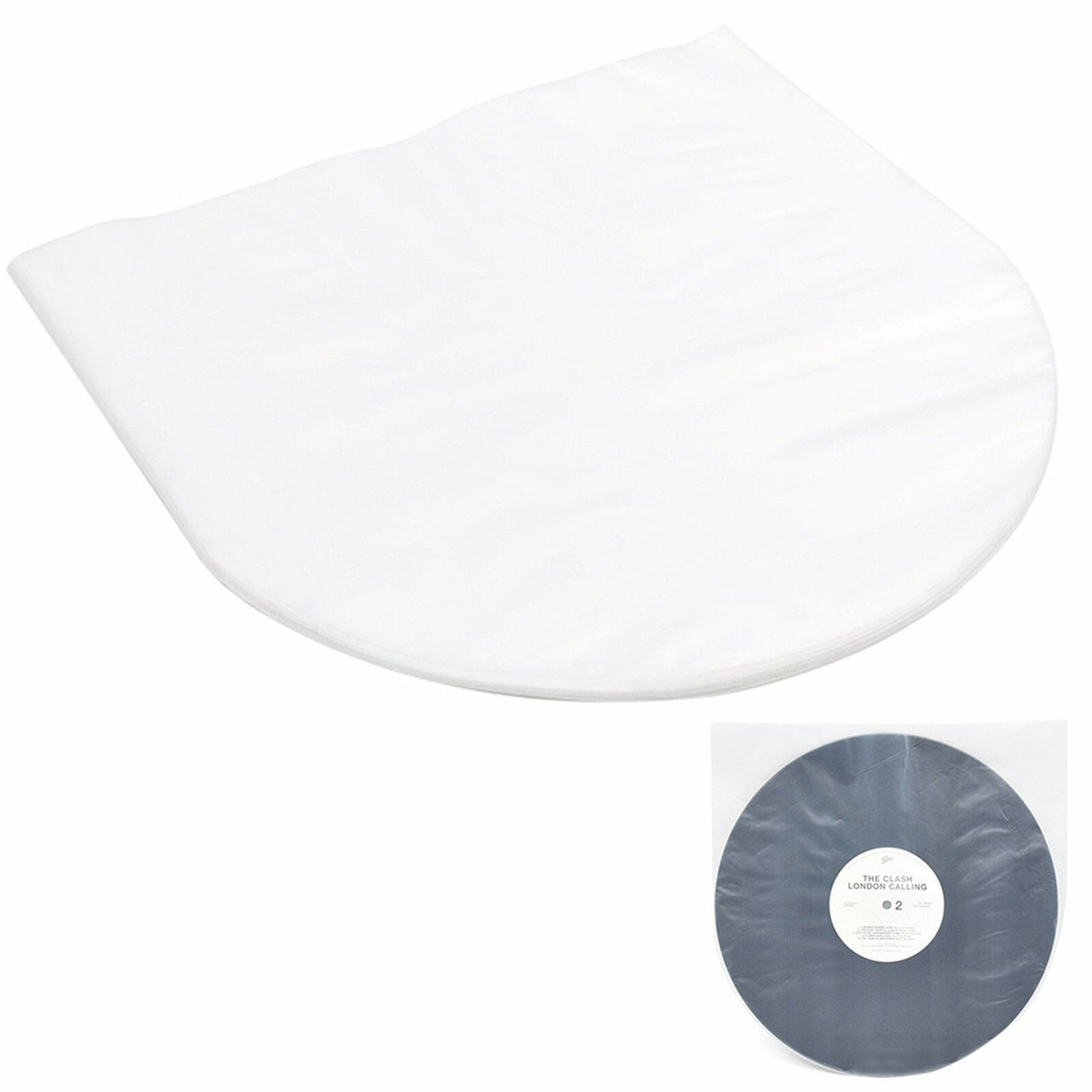 12" Plastic Vinyl CD Sleeves Record 50PCS