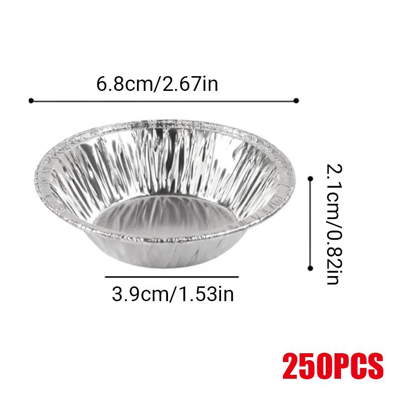 Aluminum Foil Baking Egg Tart Mould 250PCS