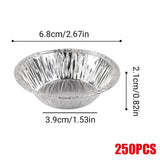 Aluminum Foil Baking Egg Tart Mould 250PCS