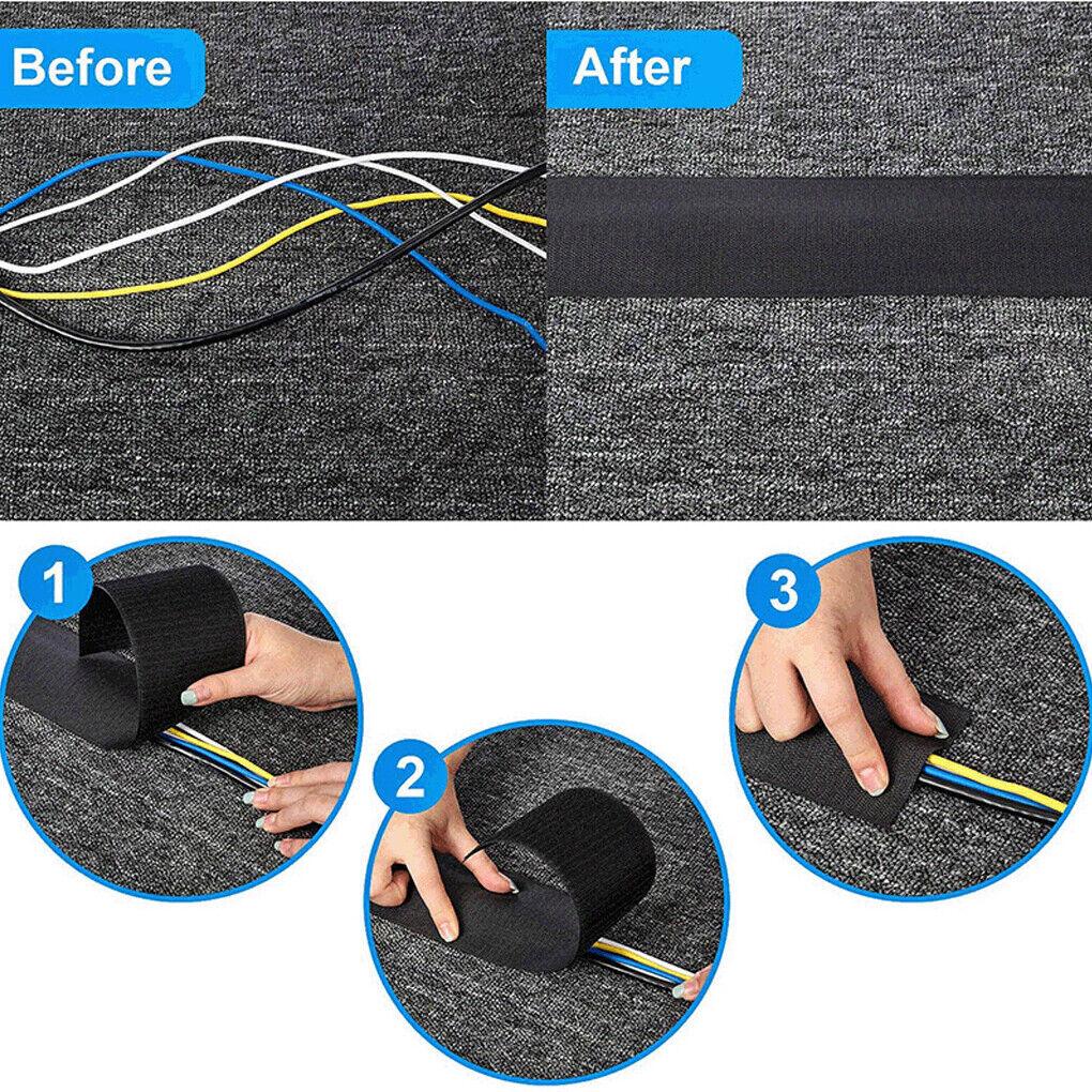 Durable Nylon Cable Protector Sleeve for Floor and Carpet Use 1m or 3m