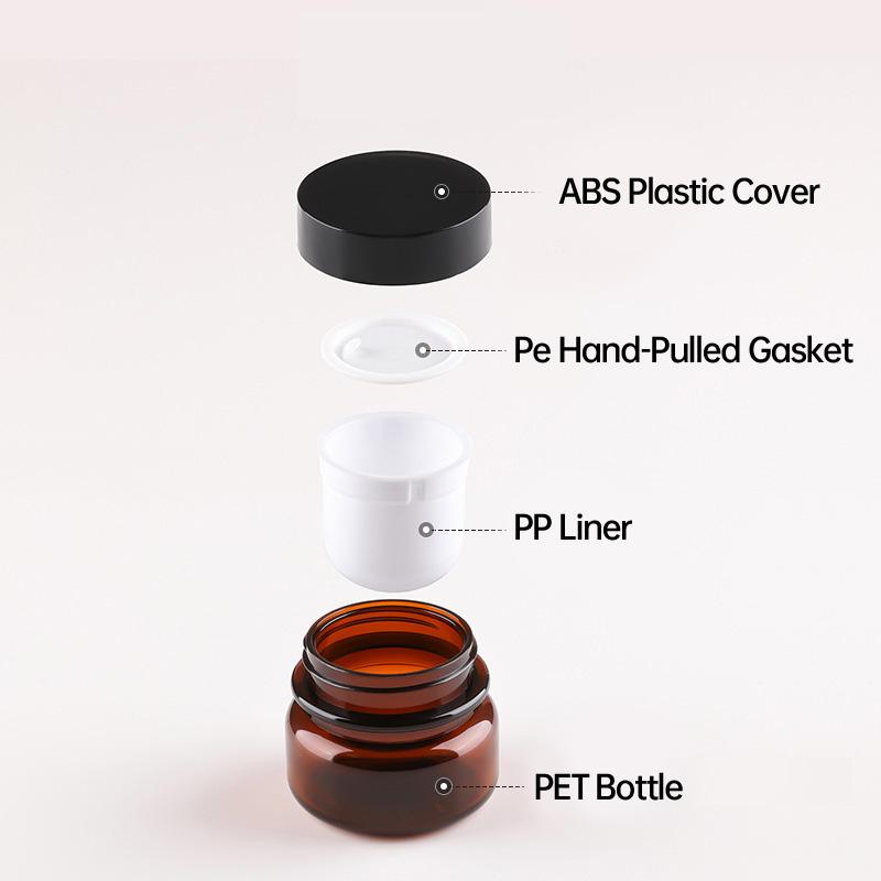 Durable PET Plastic PET Cream Bottles for Skincare Storage 10pcs