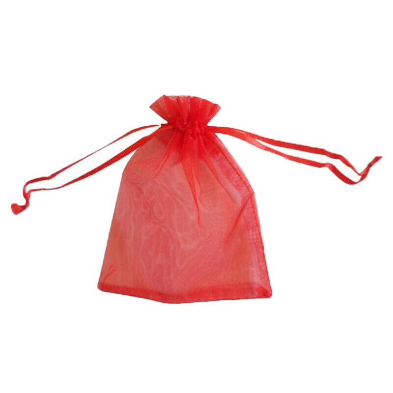 Organza Bags Drawstring Multi-Colour and Sizes 10-50 Pack