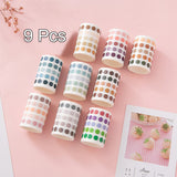 Dot Series And Paper Tape 9PCS