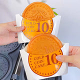 Food-Grade White Cardboard Stylish Bread Boxes for Bakery 100pcs