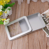 Full Window Rectangular Tinplate Box 10PCS