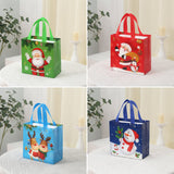 25pcs Non-Woven Birthday Gift Storage Bag Foldable Waterproof Christmas Handbag