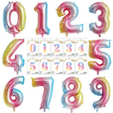 0-9 Number Foil Balloons 1 piece