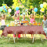 Disposable Waterproof PE Tablecloth 3PCS