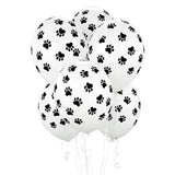 Paw Print Latex Balloons 12PCS