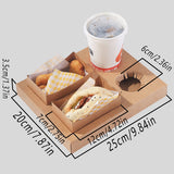 25/50pcs Meal Box for Hamburger Sandwich Snack Packaging Picnic Food Boxes