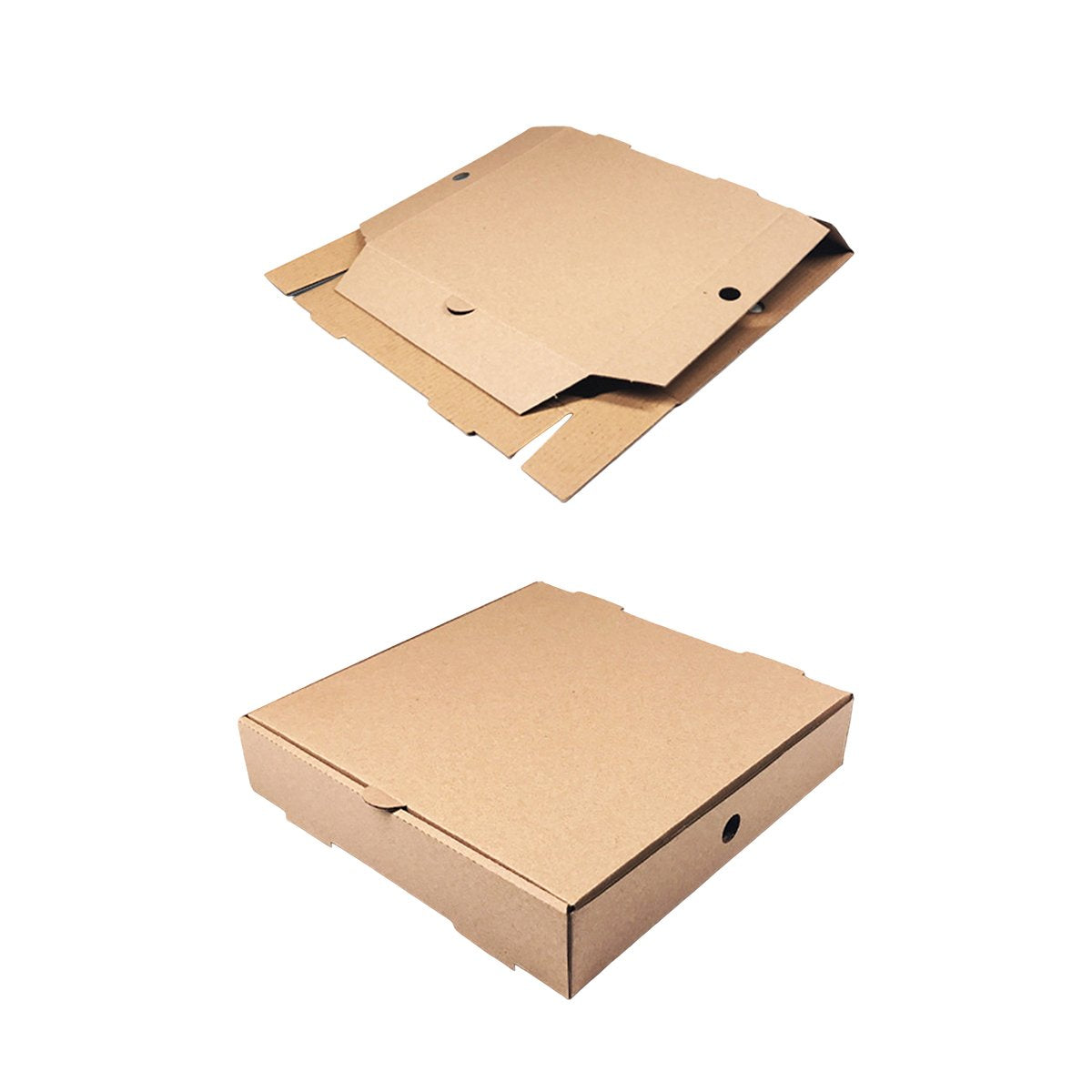 Pizza Box Kraft Corrugated Cardboard 25-100PCS