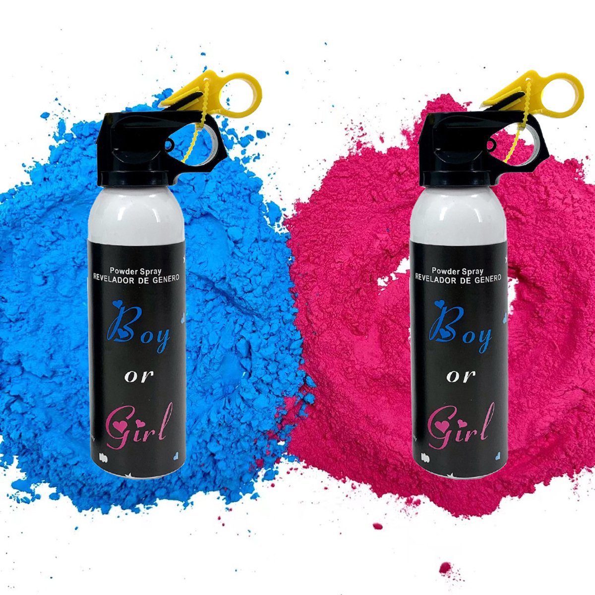 Gender Reveal Powder Blaster Blue Pink 1 Pack