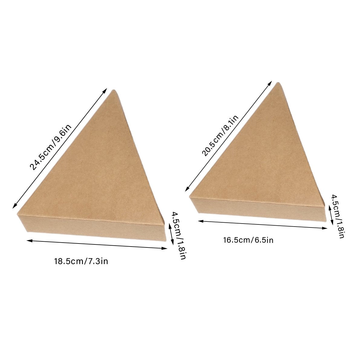 Triangle Pizza Boxes 10PCS