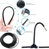 Garden Watering System Spray Irrigation Hose Sprinkler 1Set