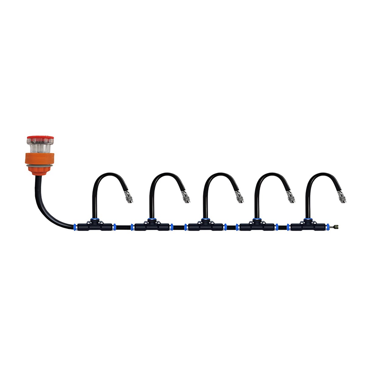 Garden Watering System Spray Irrigation Hose Sprinkler 1Set