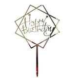 Cake Topper Card Party Decor Supply 1PC