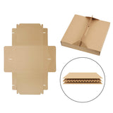 Kraft Paper Takeaway Containers Gable Pizza Boxes 50PCS