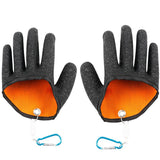 Fisherman Pro Fishing Glove With Magnet Release Catch Anti-slip Cut Resistant 1 Pair