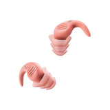 Soft Reusable Silicone Ear Plugs For Sleep Study Noise Cancelling 1 Pair