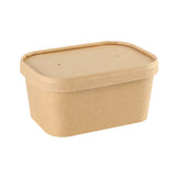 Kraft Paper Lunch Box 50PCS