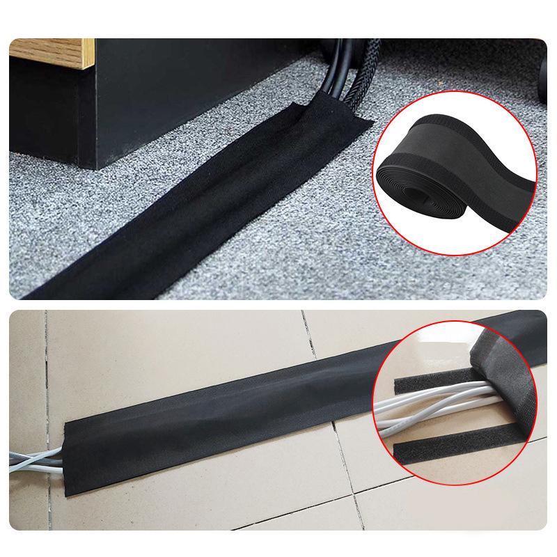 Durable Nylon Cable Protector Sleeve for Floor and Carpet Use 1m or 3m