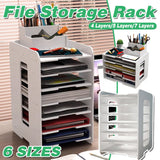 Multi-layer Desktop File Storage Rack Office Supplies