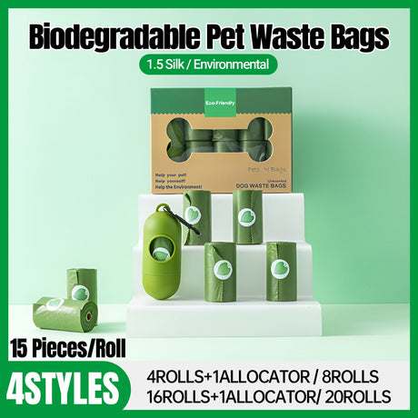Keep Clean with Degradable Pet Waste Bags - Eco-Friendly Solution