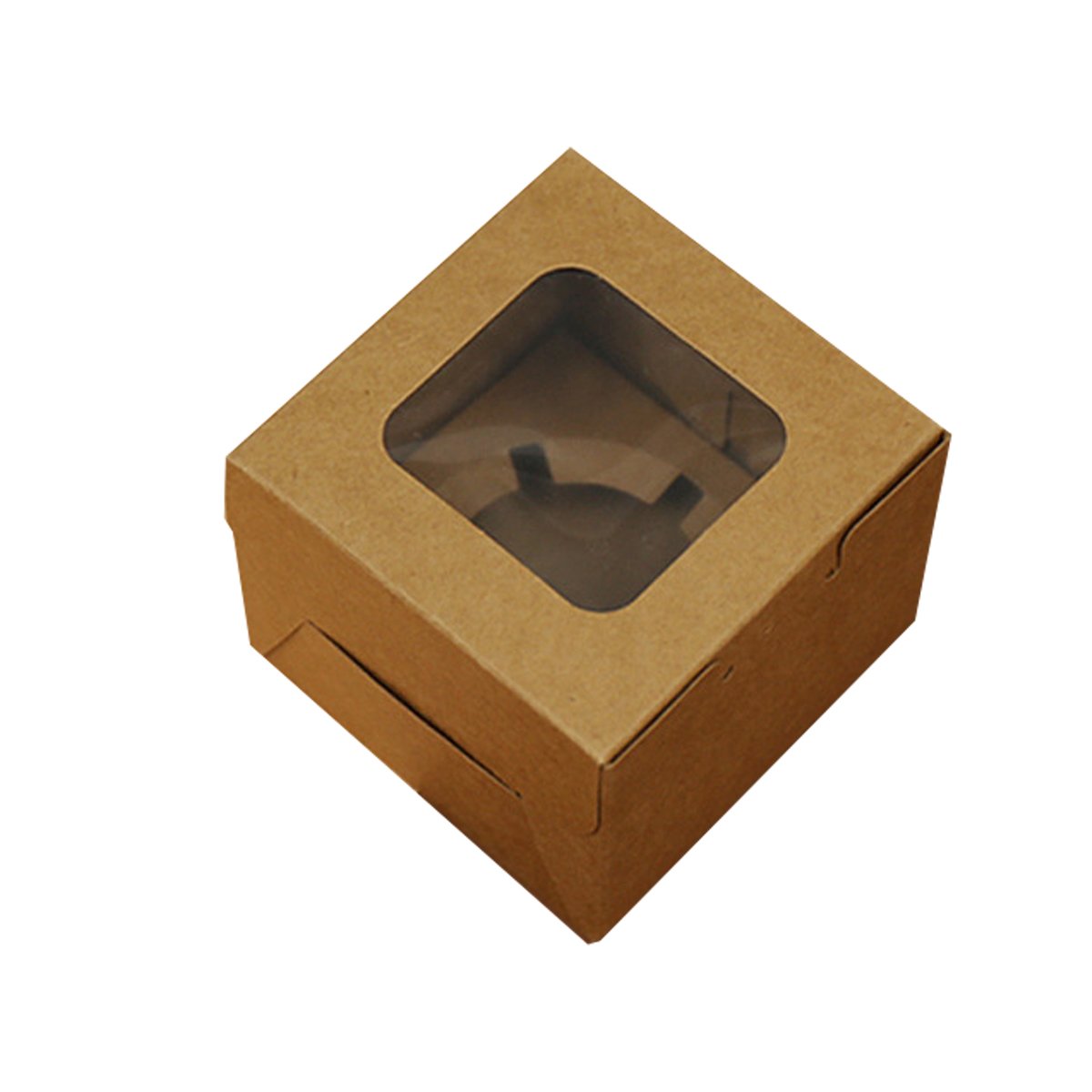 Kraft Paper Cupcake Box 25PCS