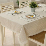 Rectangle Tablecloth Cover Dining Table Cloth Lace 1PCS