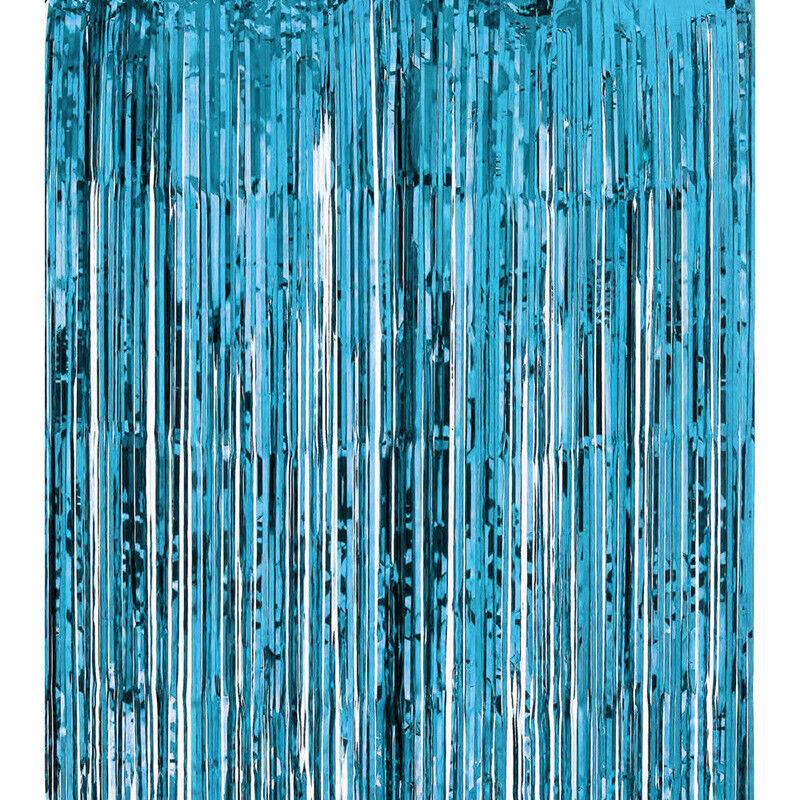 Metallic Tinsel Curtain Backdrop Party Decoration 1PC