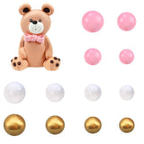 Bear Cake Decorations Supplies 13PCS