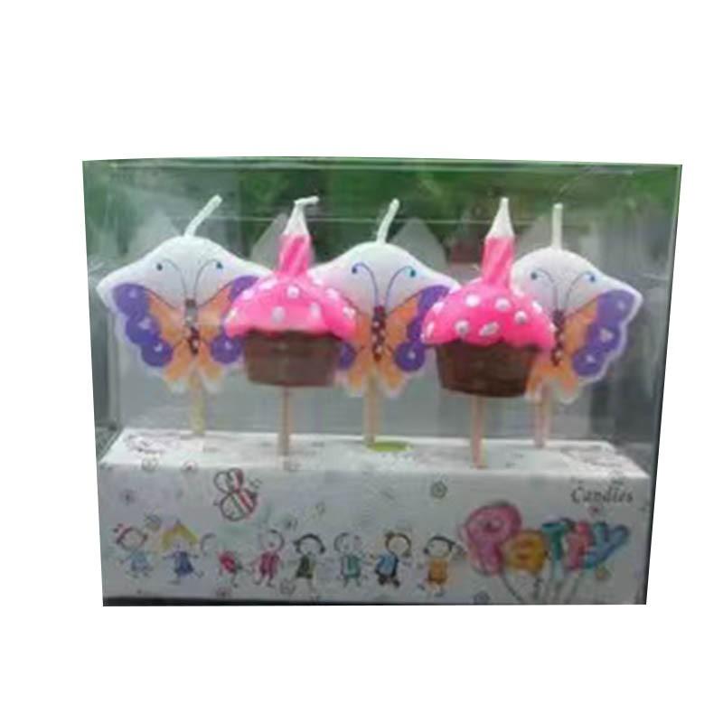 Birthday Cake Candles Party Decorations 1Set