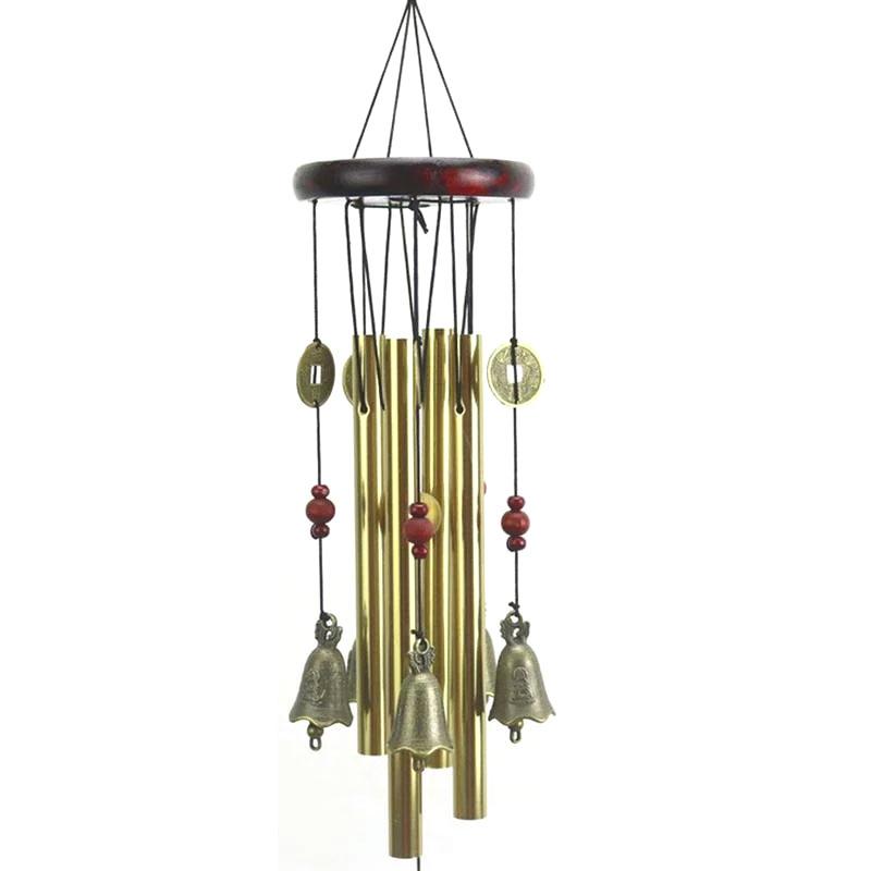 Wind Chimes Copper Tubes Garden Ornament 1Pack