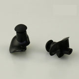 Waterproof Silicone Swimming Earplug Set  Soundproof Earplugs with Nose Clip Black 1 Pair of