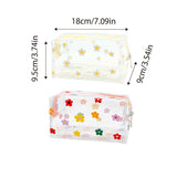 Large Capacity Transparent Storage Bag 2PCS