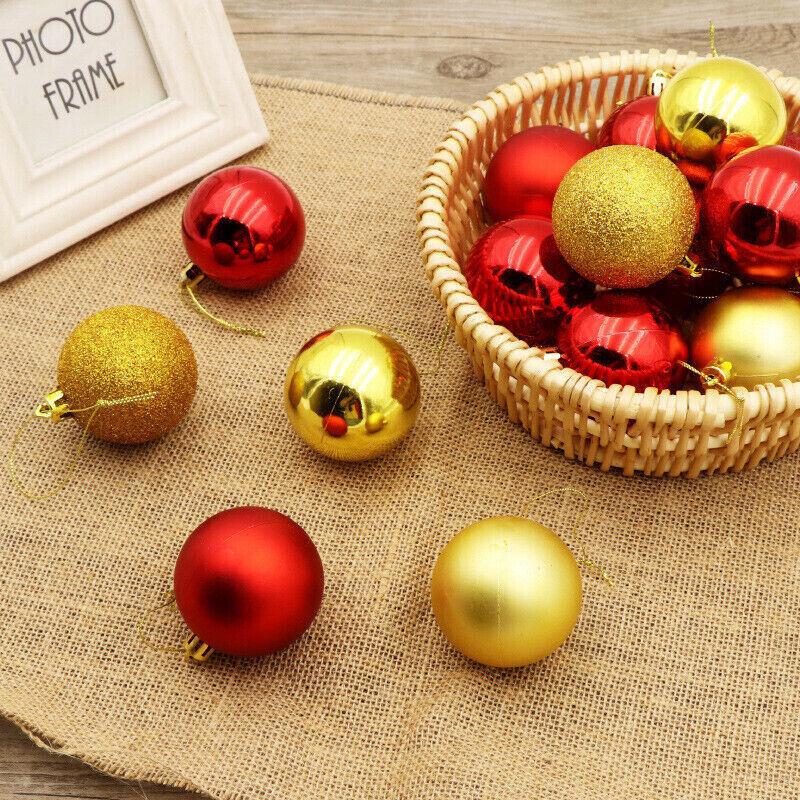 24PCS/Pack Christmas Tree Xmas Balls Decorations Baubles Party Wedding Ornament